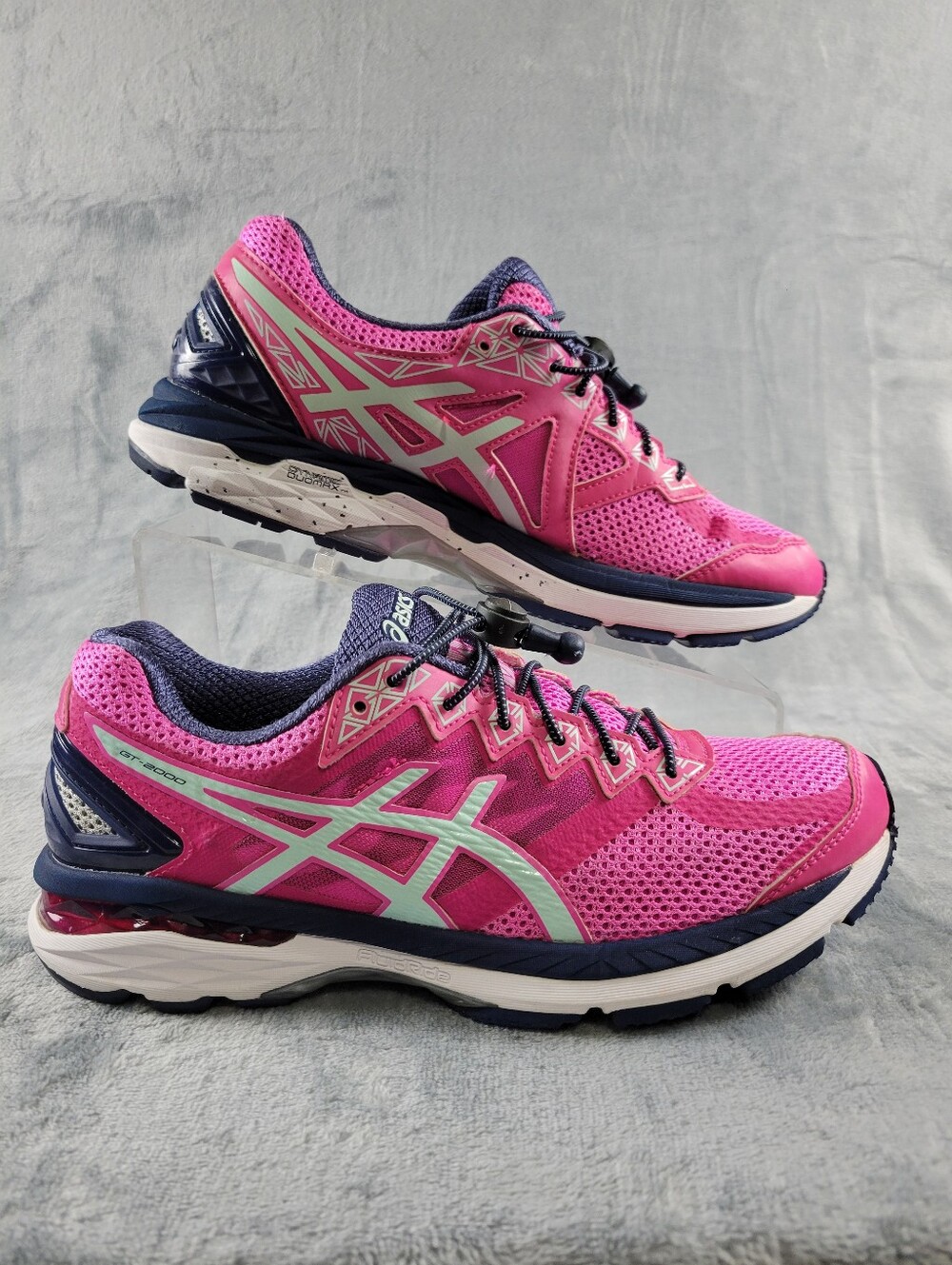 ASICS GT-2000 4 Pink Blue Running Shoes Womens Size 8 - Picture 4 of 8